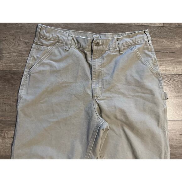 Carhartt‎ Mens Dungaree Fit Washed Twill Pants Jeans Size 36 x 32 - Picture 2 of 8
